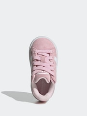 adidas Originals Pink Campus 00s Elastic Lace Trainers - Image 6 of 9