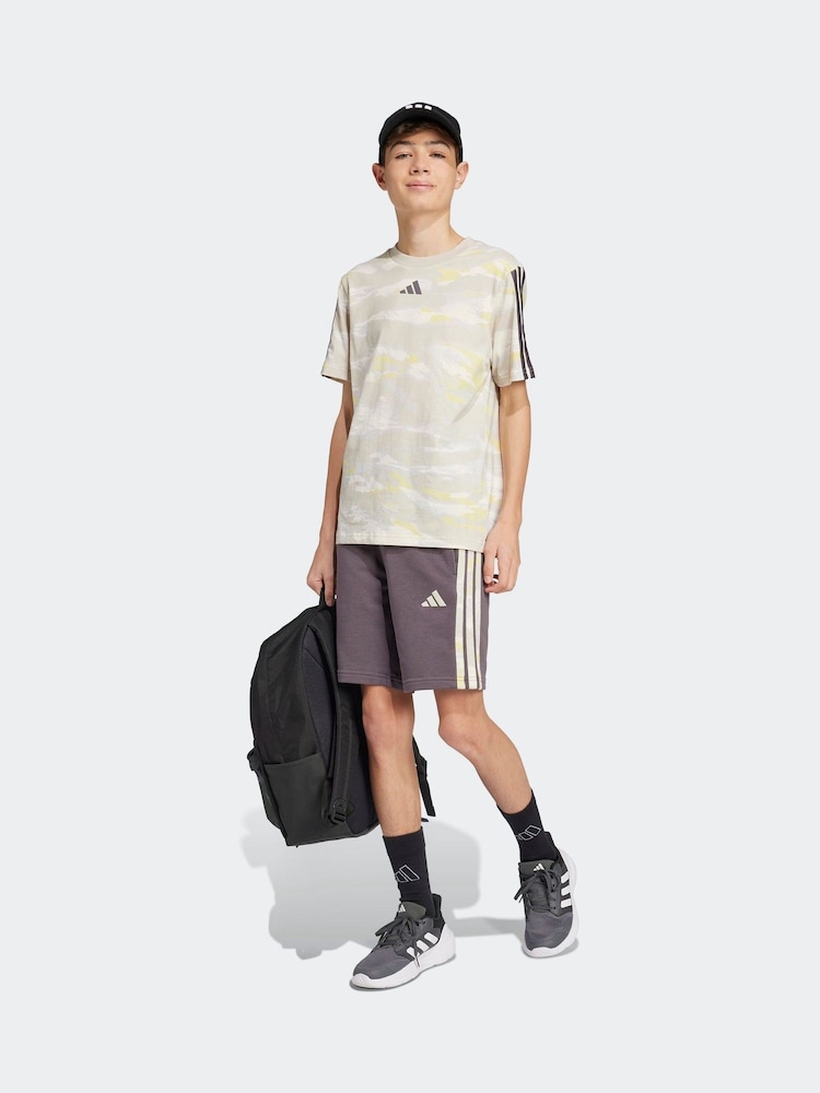 adidas Grey Camo 100% Cotton T-Shirt - Image 3 of 6