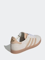 adidas Originals Brown Junior Gazelle Trainers - Image 4 of 8