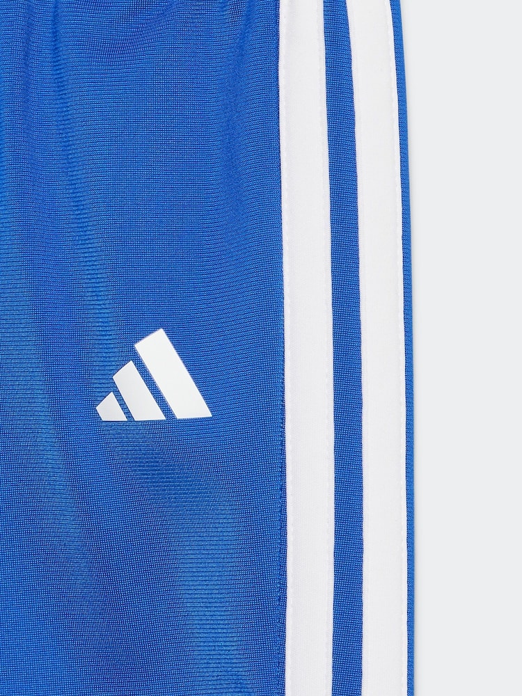 adidas Blue Essentials Tiberio 3 Stripe Tracksuit - Image 7 of 7