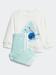 adidas White Disney Lilo and Stitch Tracksuit - Image 1 of 7