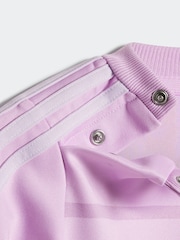 adidas originals Purple Stripe Shorts and T-Shirt Set - Image 6 of 7