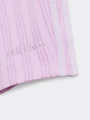adidas originals Purple Stripe Shorts and T-Shirt Set - Image 7 of 7