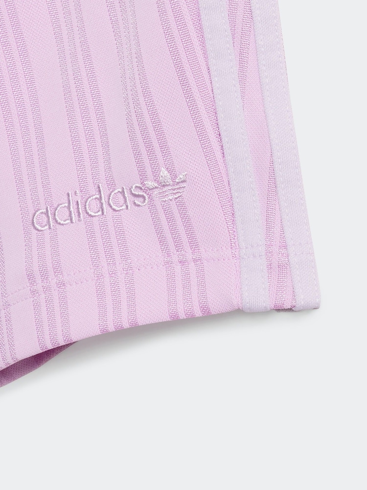 adidas originals Purple Stripe Shorts and T-Shirt Set - Image 7 of 7