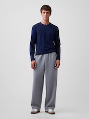 Gap Navy Everyday Soft Raglan Long Sleeve T-Shirt - Image 3 of 5