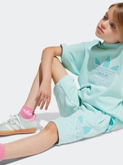 adidas originals Green Short 100% Cotton T-Shirt Set - Image 4 of 8