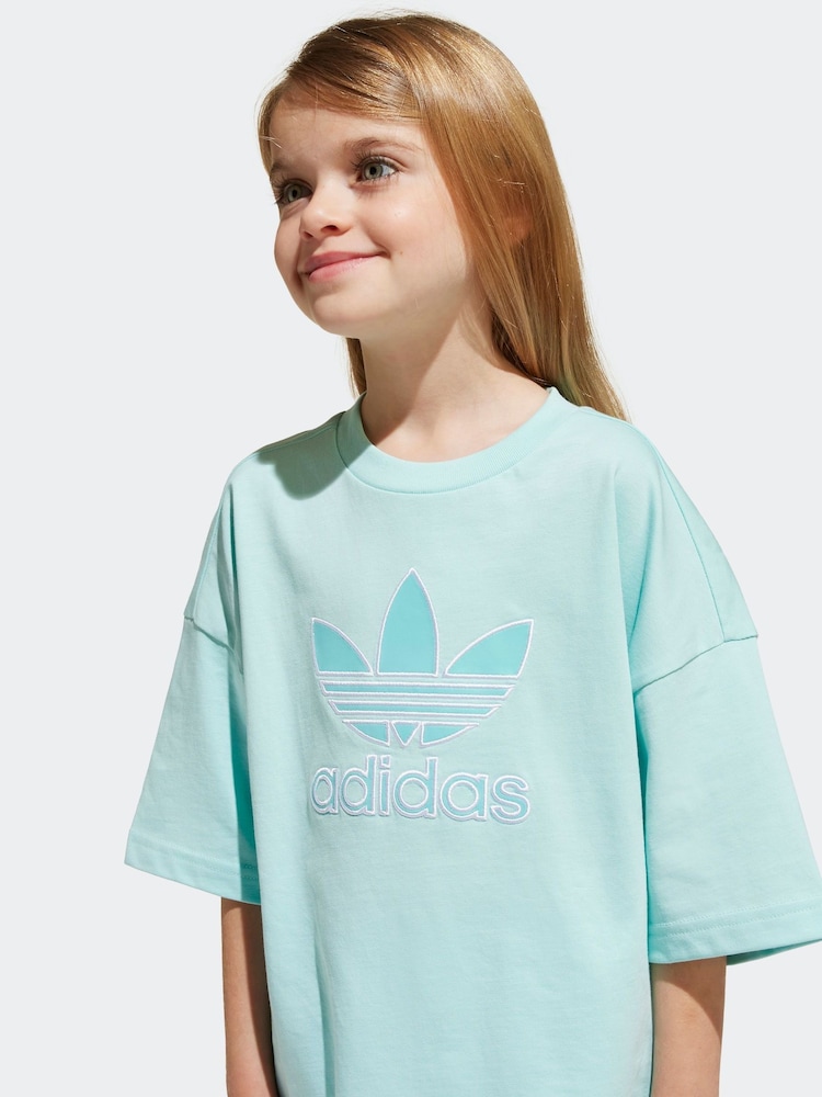 Verde - Set Adidas Originals Tricou scurt 100% bumbac - Image 5 of 8