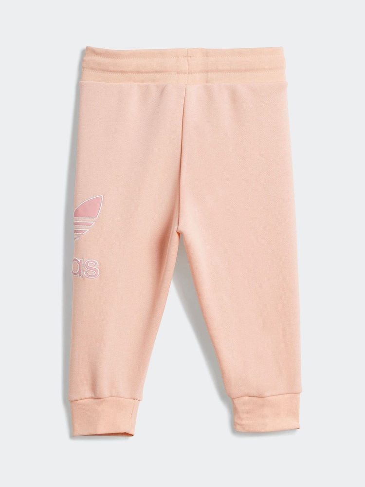 adidas originals Pink Trefoil Tracksuit - Image 4 of 7
