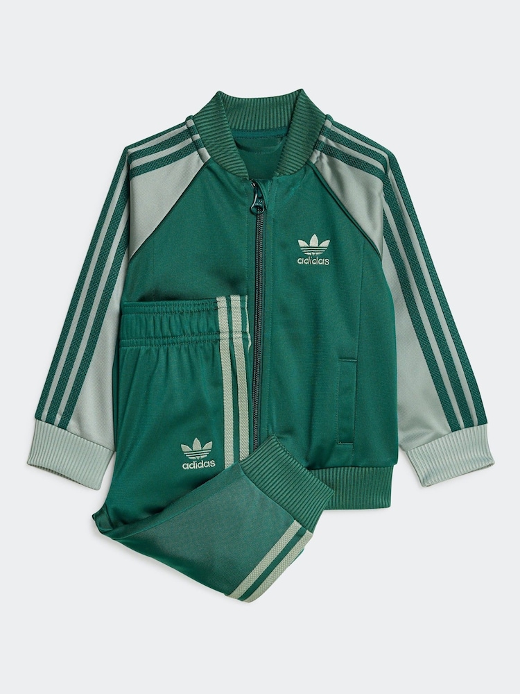 Vihreä - adidas originals Vauva Adicolor SST Verryttelypuku - Kuva 1 / 7