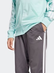 adidas Green 3 Stripe Tibero Tracksuit - Image 4 of 7