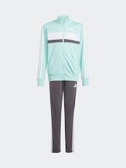 adidas Green 3 Stripe Tibero Tracksuit - Image 5 of 7