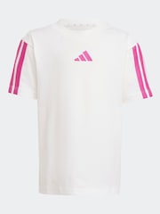 adidas White Essentials 100% Cotton Shorts and T-Shirt Set - Image 6 of 7