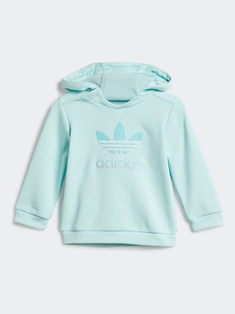 adidas originals Green Infant Tracksuit Set - Image 3 of 8