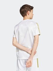adidas White Tiro Football T-Shirt - Image 2 of 6