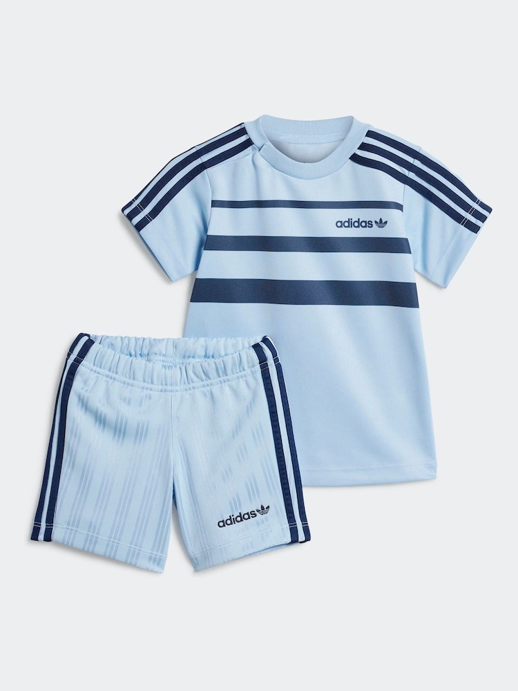 adidas originals Blue Short T-Shirt Set - Image 1 of 7