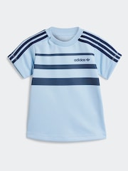 adidas originals Blue Short T-Shirt Set - Image 2 of 7