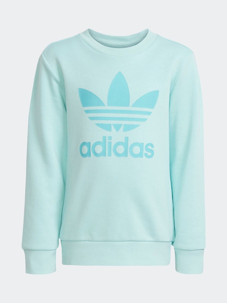 adidas originals Green Trefoil Crew Set - Image 7 of 8
