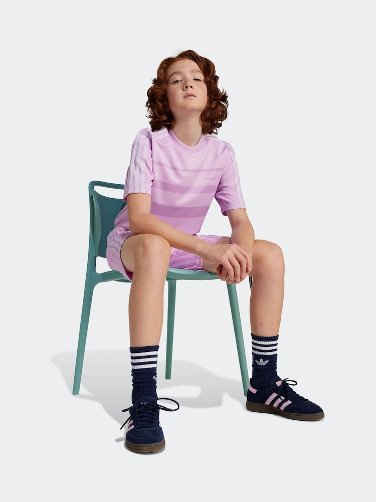 Футболка с полосками adidas Originals - Изображение 1 из 5