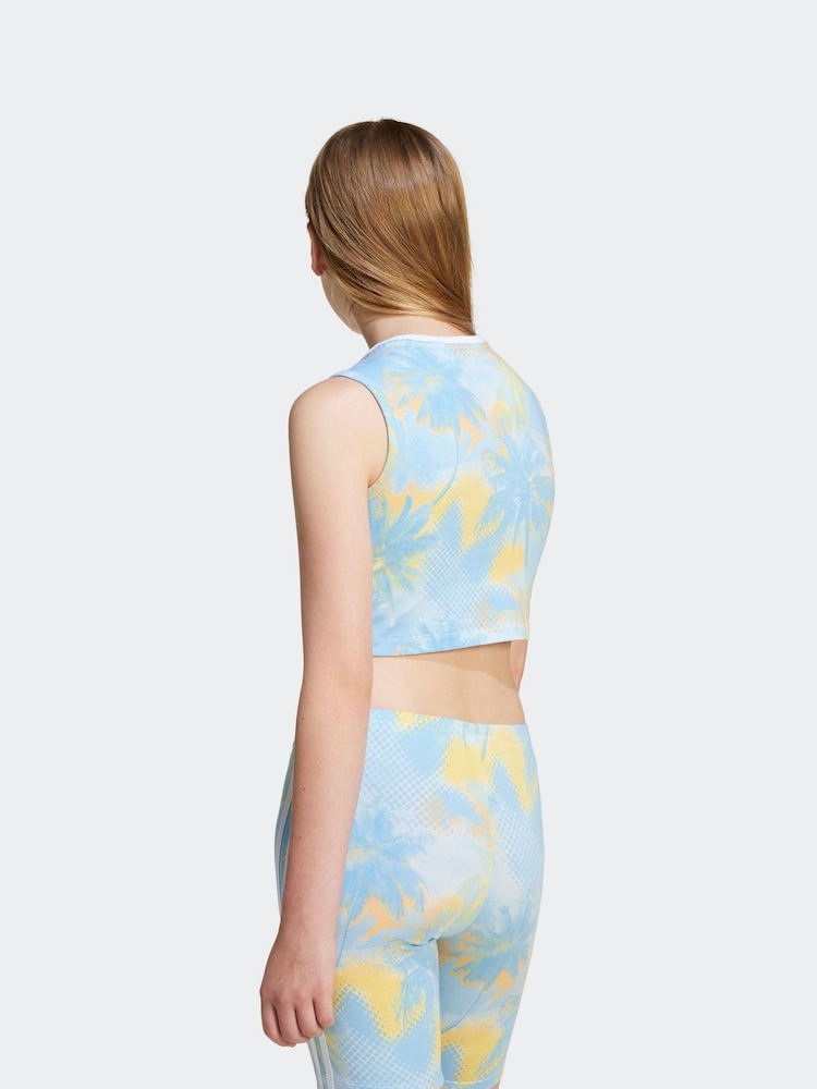 Azul - adidas originals Crop Vest - Imagen 2 de 6