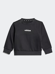 أسود - بدلة رياضية من Adidas Essentials - صورة 3 من 8