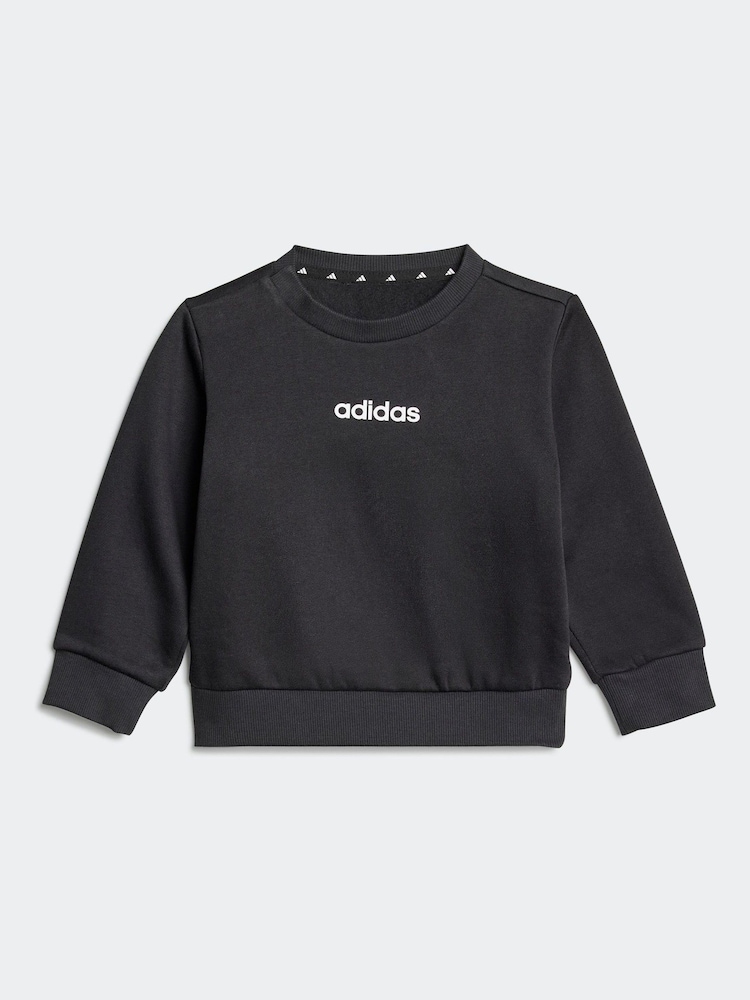 adidas Black Essentials Tracksuit - Image 3 of 8