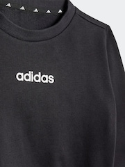 أسود - بدلة رياضية من Adidas Essentials - صورة 6 من 8