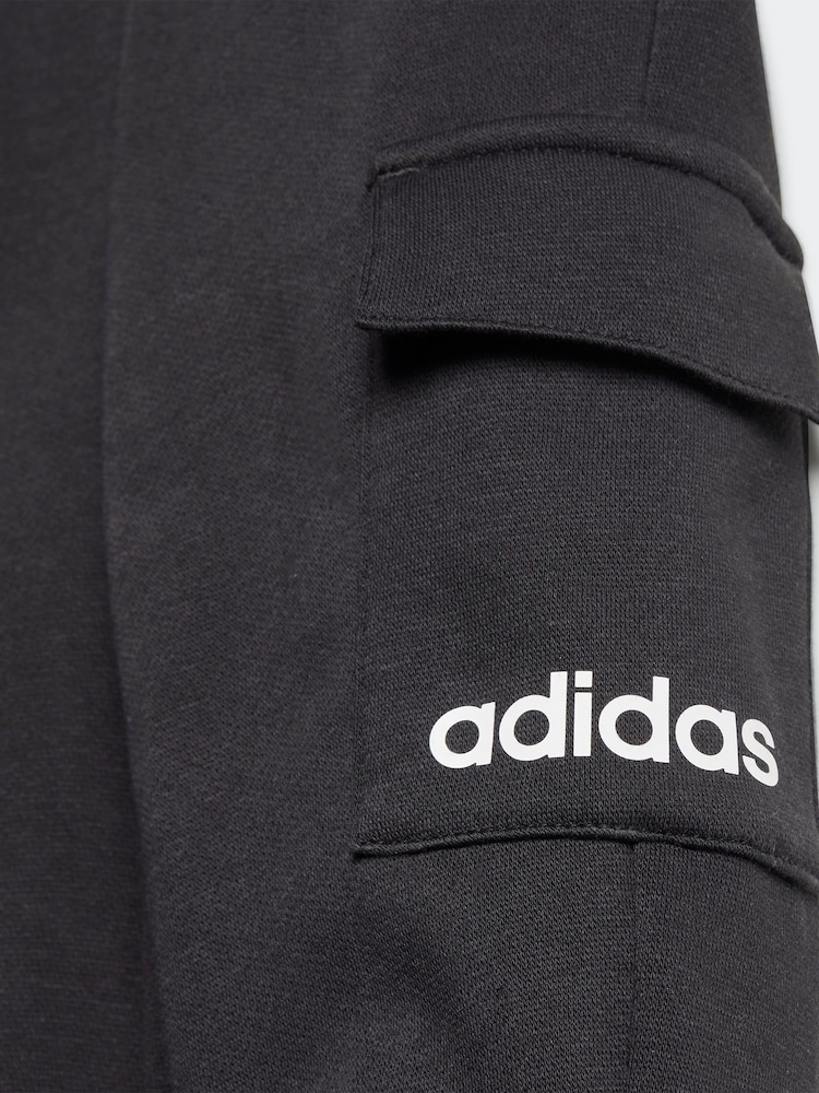 أسود - بدلة رياضية من Adidas Essentials - صورة 8 من 8
