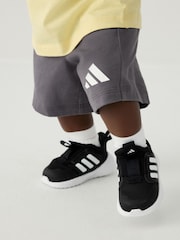 adidas Yellow Essentials 100% Cotton Shorts and T-Shirt Set - Image 4 of 4