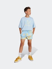 adidas originals Blue Printed Shorts - Image 3 of 6