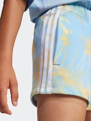 adidas originals Blue Printed Shorts - Image 5 of 6
