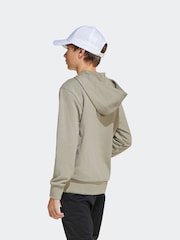 adidas Brown Large Logo Hoodie - Image 2 of 5