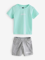 طقم شورت وتيشِرت قطن 100% تشكيلة Essentials من adidas - صورة 1 من 1