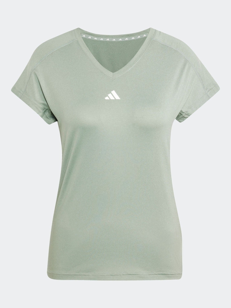 adidas Green Essential Minimal T-Shirt - Image 6 of 6