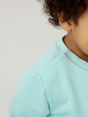 adidas Green Infant Essentials Sweatshirt and Joggers Set - Image 5 of 13