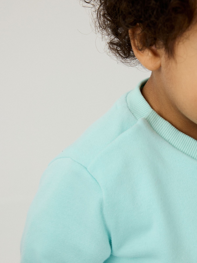 adidas Green Infant Essentials Sweatshirt and Joggers Set - Image 5 of 13