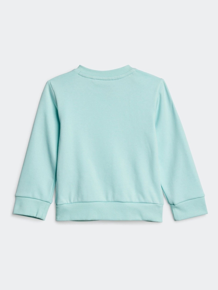 adidas Green Infant Essentials Sweatshirt and Joggers Set - Image 9 of 13