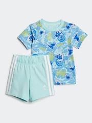 adidas Green Disney Lilo  Stitch Short and T-Shirt - Image 1 of 8