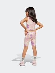 adidas originals Pink Cycling Shorts Set - Image 2 of 8