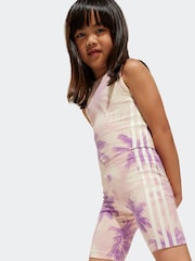 adidas originals Pink Cycling Shorts Set - Image 4 of 8