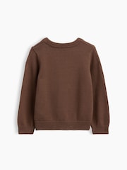Ours Marron Brannan - Pull Gap à col rond (6mois-5ans) - Image 2 sur 2