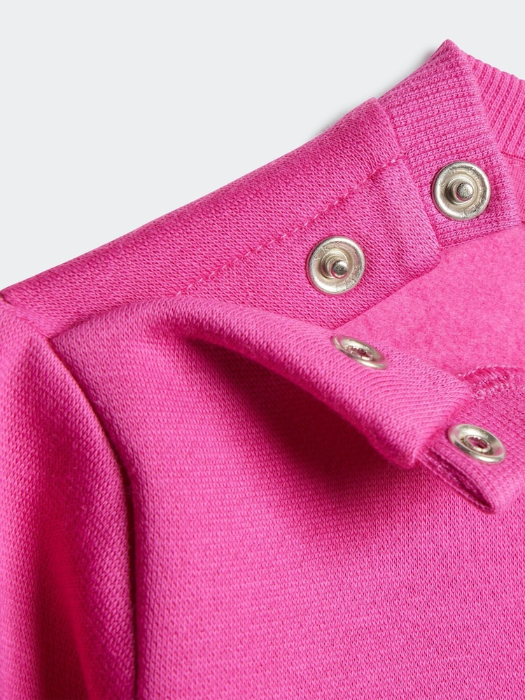 adidas Pink Essentials Logo Tracksuit - Image 13 of 14