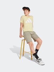 Verde - adidas Knit 100% Cotton Shorts - Imagen 3 de 6