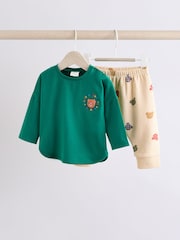 Bright Varsity Bear - Для малышей топ и Леггинсы - Изображение 1 из 11