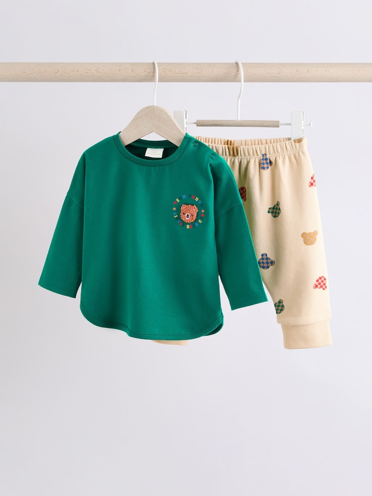Bright Varsity Bear - Для малышей топ и Леггинсы - Изображение 1 из 11