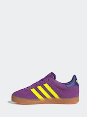 adidas Originals Purple Light Gazelle Trainers - Image 2 of 9