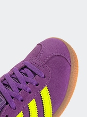 adidas Originals Purple Light Gazelle Trainers - Image 8 of 9
