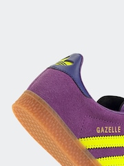 adidas Originals Purple Light Gazelle Trainers - Image 9 of 9