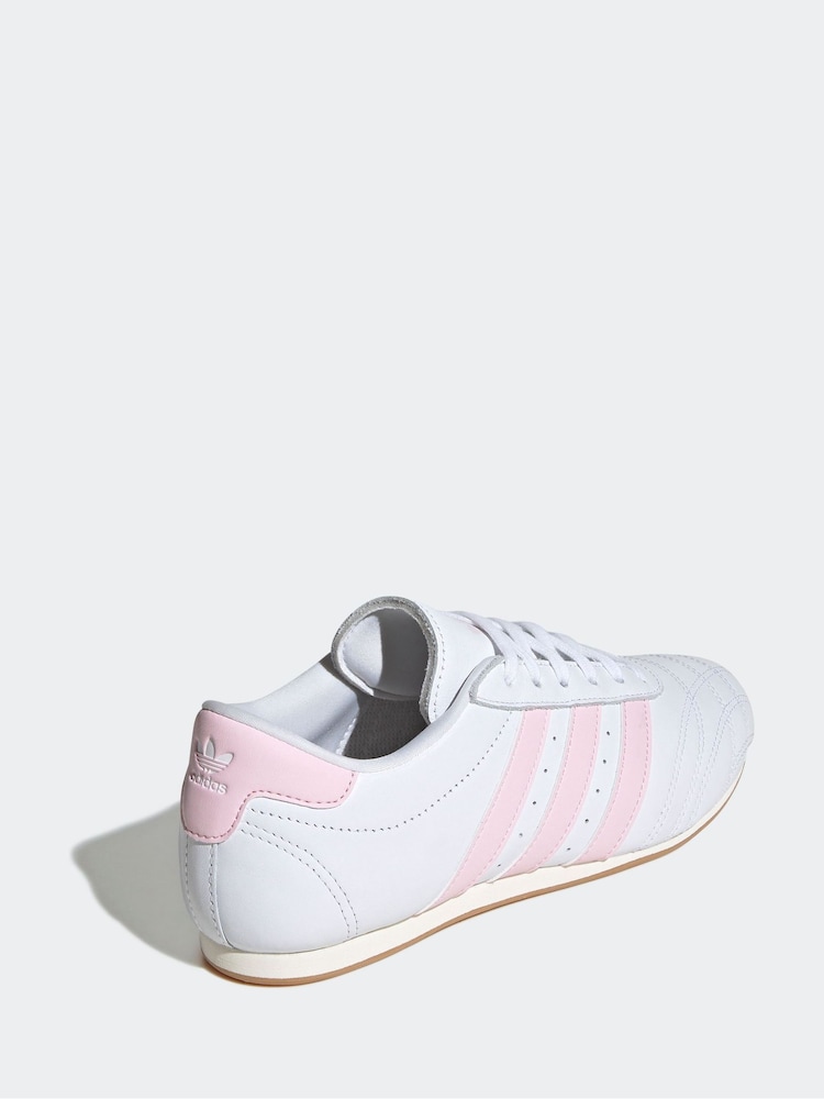 adidas Originals White Chrome Taekwondo Lace Trainers - Image 3 of 9