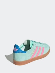 adidas Originals Green/Brown Gazelle Trainers - Image 4 of 9