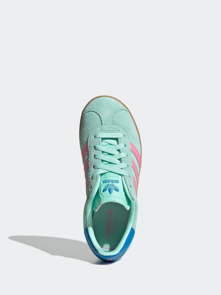 أخضر/بني - حذاء رياضي Gazelle من adidas Originals - Image 6 of 9